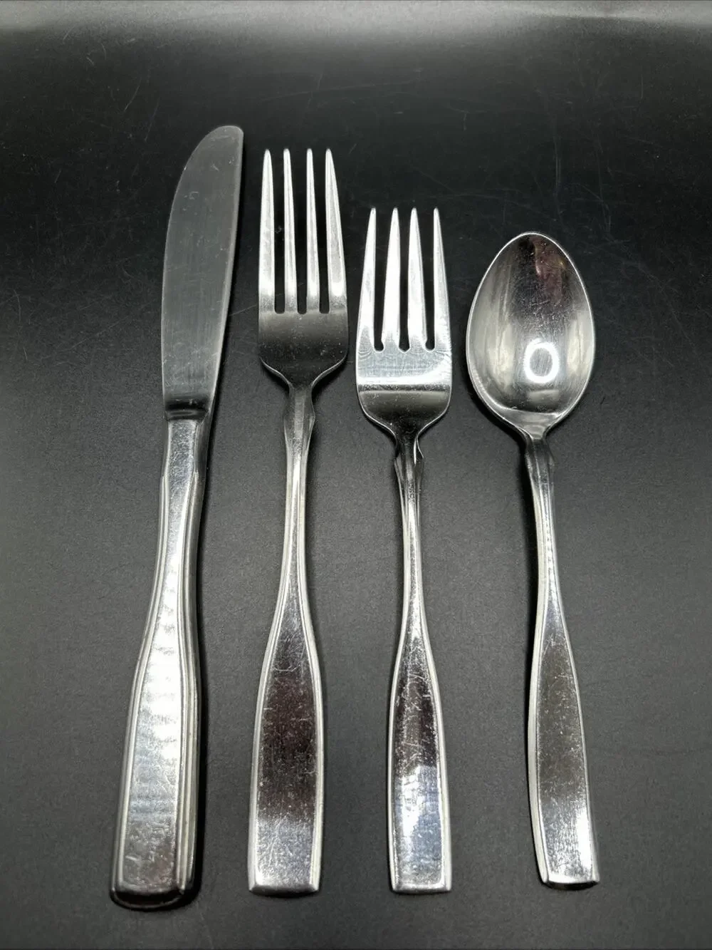 Delta Airlines Stainless Flatware 1 Place Setting 4 Pieces By ABCO